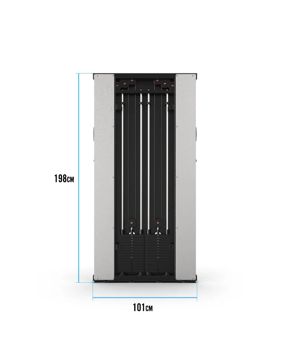 PRE-ORDER - Week Commencing - 10th March - Bulldog Gear - Zero 2 Dual Adjustable Cable Pulley Machine x 2 50kg Stacks