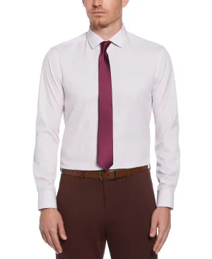 Slim Fit Button-Down Circle Pattern Dress Shirt